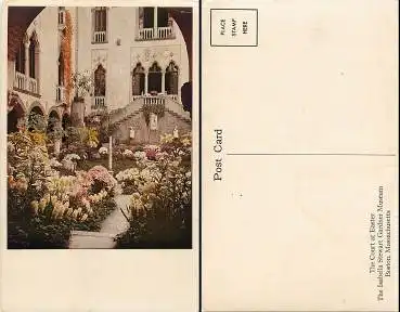 Massachusetts Boston The Court at Easter *ca.1940