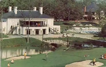 Williamsburg Virginia Golden Horseshoe Clubhouse Golfclub   *ca. 1960