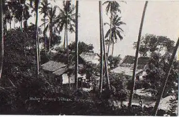 Malay Fishinig Village Singapur Realityphoto, * ca. 50