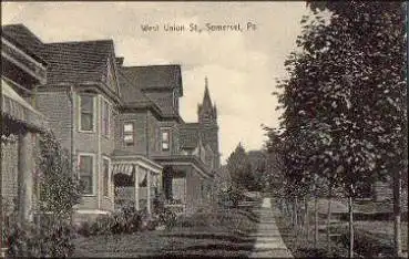 Pennsylvania Somerset West Union Street *ca. 1920