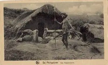 Philipinen philipinischer Indio Jäger * ca. 1930