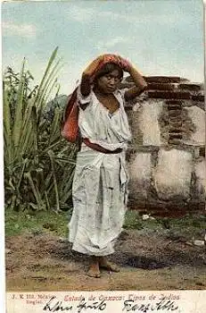 Mexico Mexikanerin Indio gebr. ca. 1910