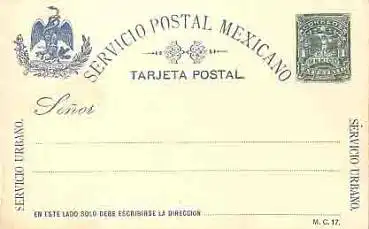 Mexico Ganzsache un Centavo *um 1900