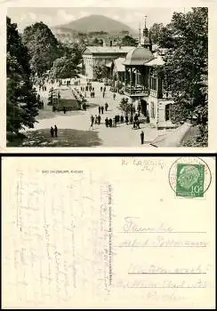Bad Salzbrunn Kurpark Schlesien Kreis Waldenburg o 3.9.1956