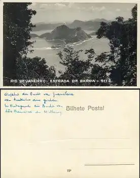 Brasilien Rio de Janeiro Entrada da Barra *ca.1930