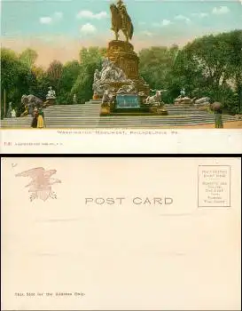 Philadelphia Washington Monument Pennsylvania *ca.1920
