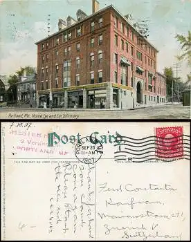 Portland Me. Eye and Ear Infirmary o 23.9.1907