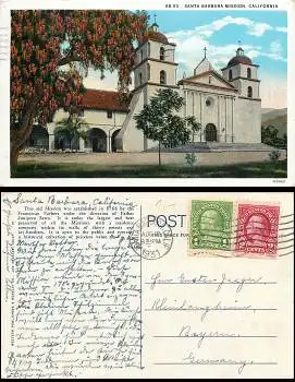 Santa Barbara Mission, California o 18.8.1931