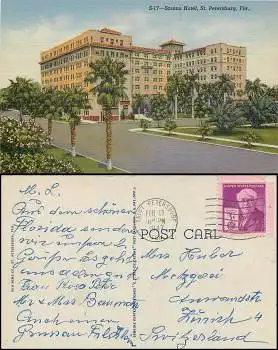 Florida St. Petersburg, Fla. Soreno Hotel, o 17.2.47