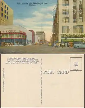 Illinois Chicago, Madison and Crawford avenue *ca.1950