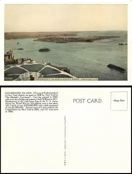 New York City Governors Island & South Ferry *ca.1930