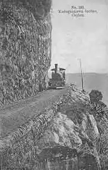 Eisenbahn in Ceylon, Nr.181 kadugannawa Incline Lokomotive  * ca.1910, Erh.I-II