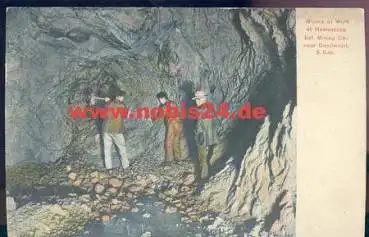 Deadwood Bergbau Miners at Work at Homestake *ca. 1905