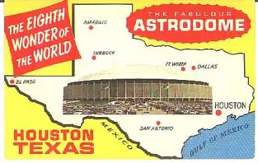 Houston Texas Sportstadion Astrodome, * ca. 1967