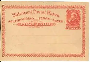 Newfoundland Ganzsache 2 Cent *ca. 1890