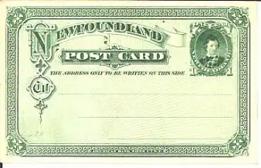 Newfoundland Ganzsache 1 Cent *ca. 1890
