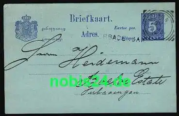 Niederländisch-Indien Ganzsache o 26.6.1900