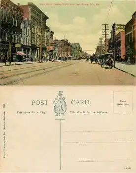 Pennsylvania Erie State Street looking North from 12 th Street *ca.1920