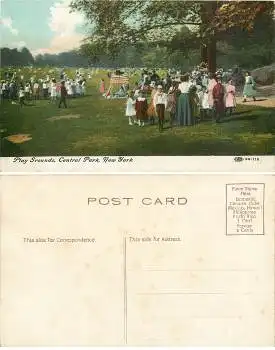 New York City Central Park * ca.1910