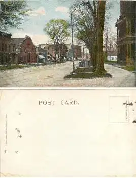 Michigan Detroit Military Street from Harrington Hotel *ca.1910