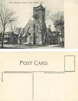 Michigan Port Huron Grace Episcopal Church *ca.1910