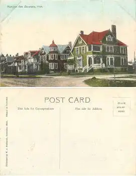 Michigan Escanaba Michigan Ave. *ca.1910