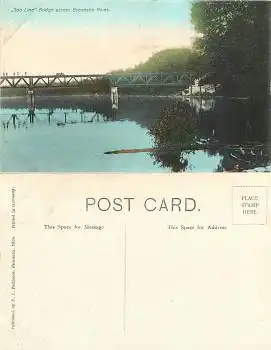 Michigan Escanaba Soo Line Bridge across Esanaba River *ca.1910