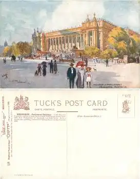 Australia Melbourne Parlament Oilette 7292 * um 1910