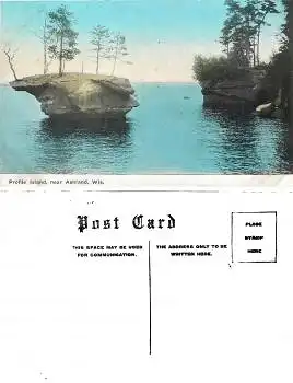 Wisconsin Ashland Profile Island *ca.1910