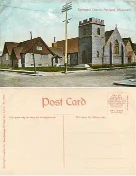 Wisconsin Ashland Episcopal Church *ca.1910