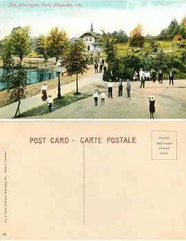 Wisconsin Milwaukee Zoo Washington Park *ca.1910