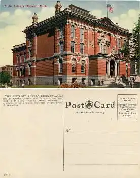Michigan Detroit Pulic Library *ca.1910