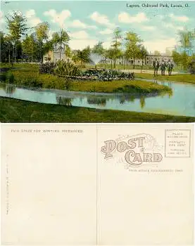 Ohio Lorain Oakwood Park Lagoon *1910