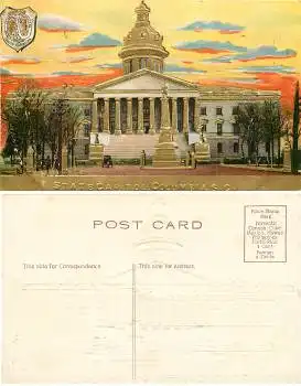 Columbia South Carolina State Capitol Goldschnittpräge AK *ca.1910