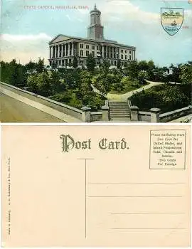 Nashville Tennessee  Capitol *ca.1910