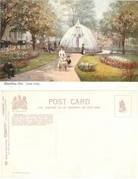 Hamilton Ont. Gore Park Tucks oilette2410 *ca.1910