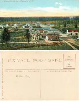 Fort William Ont. Victoria Street um 1888 *ca.1910