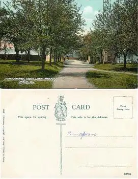 Pennsylvania Erie  Promenade four Mile Creek *ca.1910