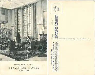 Illinois Chicago Bismarck Hotel *ca.1920