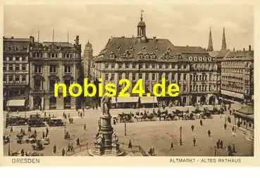 Dresden Altmarkt Altes Rathaus  *ca.1915