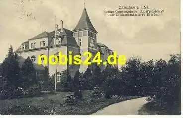 01445 Zitzschewig Radebeul Frauen Genesungsheim o 1923