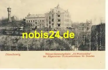 01445 Zitzschewig Radebeul Heim Alt Wettinshöhe o 23.10.1916