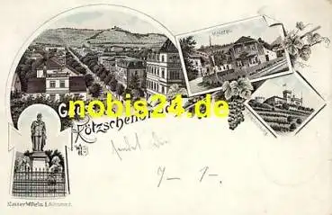 01445 Kötzschenbroda Radebeul Litho o 1898