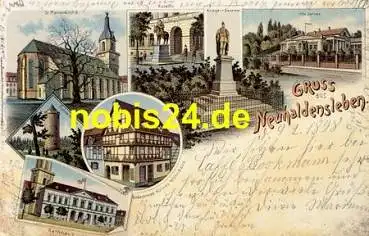 39340 Neuhaldensleben Litho o 9.12.1898