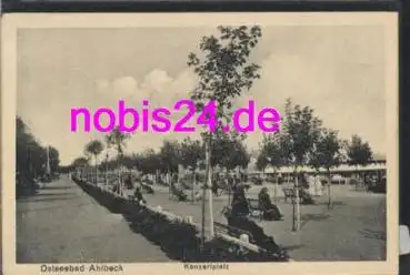 17419 Ahlbeck Seebad Konzertplatz *ca.1920