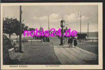 17419 Ahlbeck Seebad Seebrücke *ca.1920