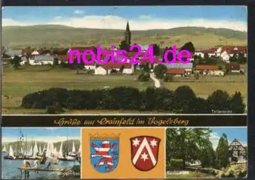 36355 Crainfeld Vogelsberg Schiffe Kirche *ca.1965