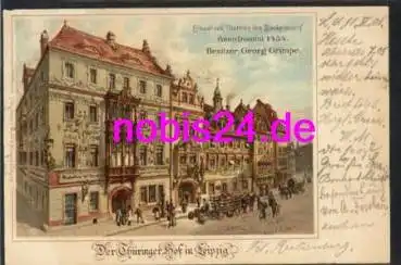 Leipzig Gasthaus Thüringer Hof o 11.2.1901