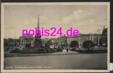 Leipzig Mendebrunnen Hauptpost  *ca.1950