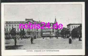 Leipzig Eingang zur Petersstrasse *ca.1900
